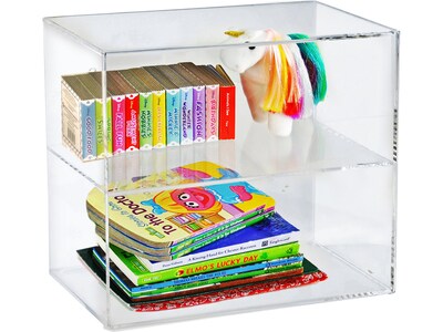 Azar 14"W Open Countertop Display Case, Clear, Each (255655)