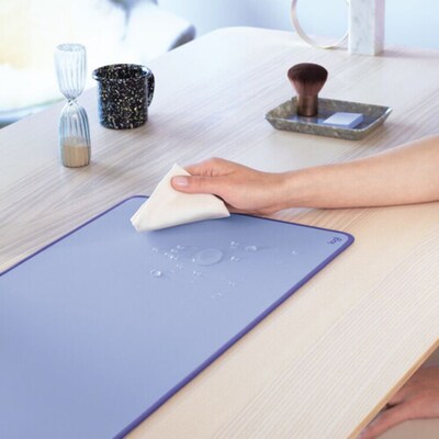 Logitech Studio Anti-Slip Polyester Desk Pad, 27.5" x 11.8", Lilac (956-000148)