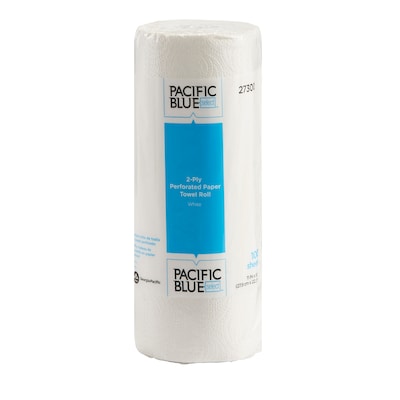 Pacific Blue Select Paper Towels, 2-ply, 100 Sheets/Roll, 30 Rolls/Pack (27300)