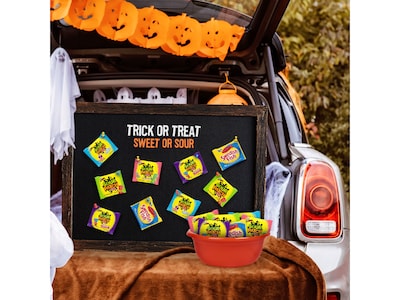 Mondelez International Sour Patch Kids & Swedish Fish Mini Halloween Candies Variety Pack, 2.27 lbs., 80 Bags/Pack