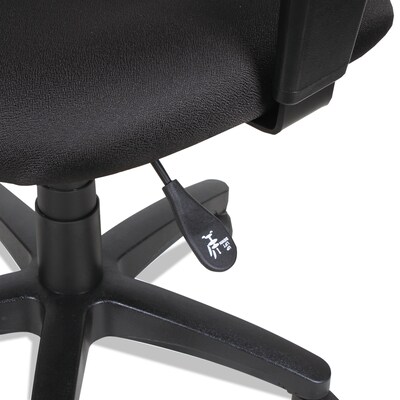 Alera® Essentia Series Height Adjustable Arm Acrylic Swivel Task Chair, Black (ALEVTA4810)