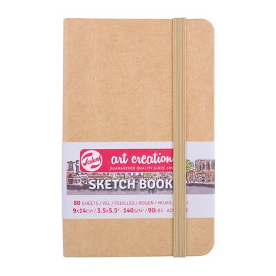 Talens Art Creation 3.5 x 5.5 Sketch Book, 80 Sheets/Book, 5/Bundle (TLN9314431M-5)
