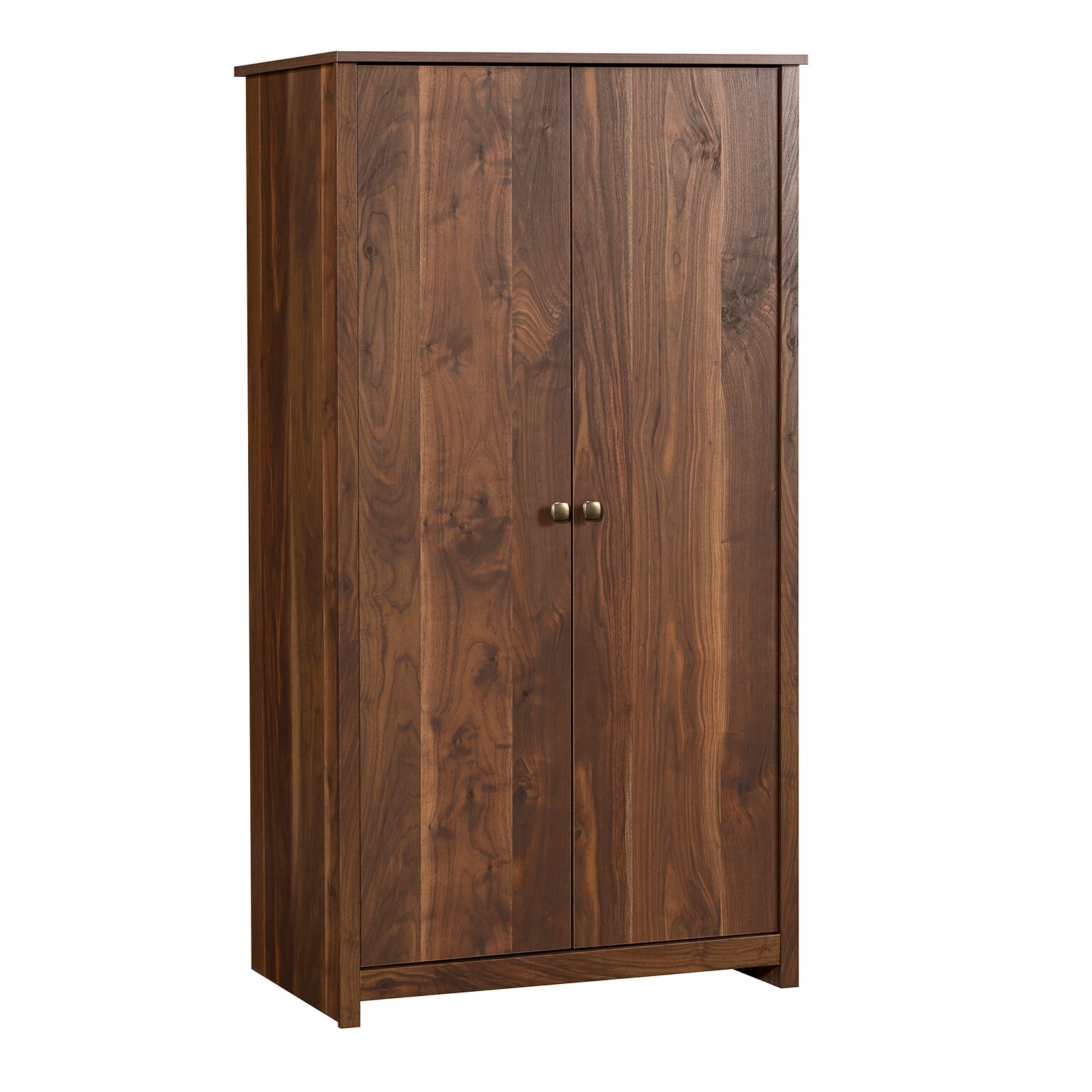 Sauder River Ranch 60H Storage Cabinet with 5 Shelves, Grand Walnut (437321)