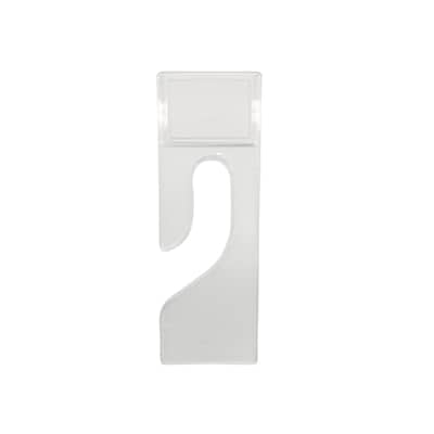 Nahanco Plastic Dividers, Clear, 100/Box (75E-100)