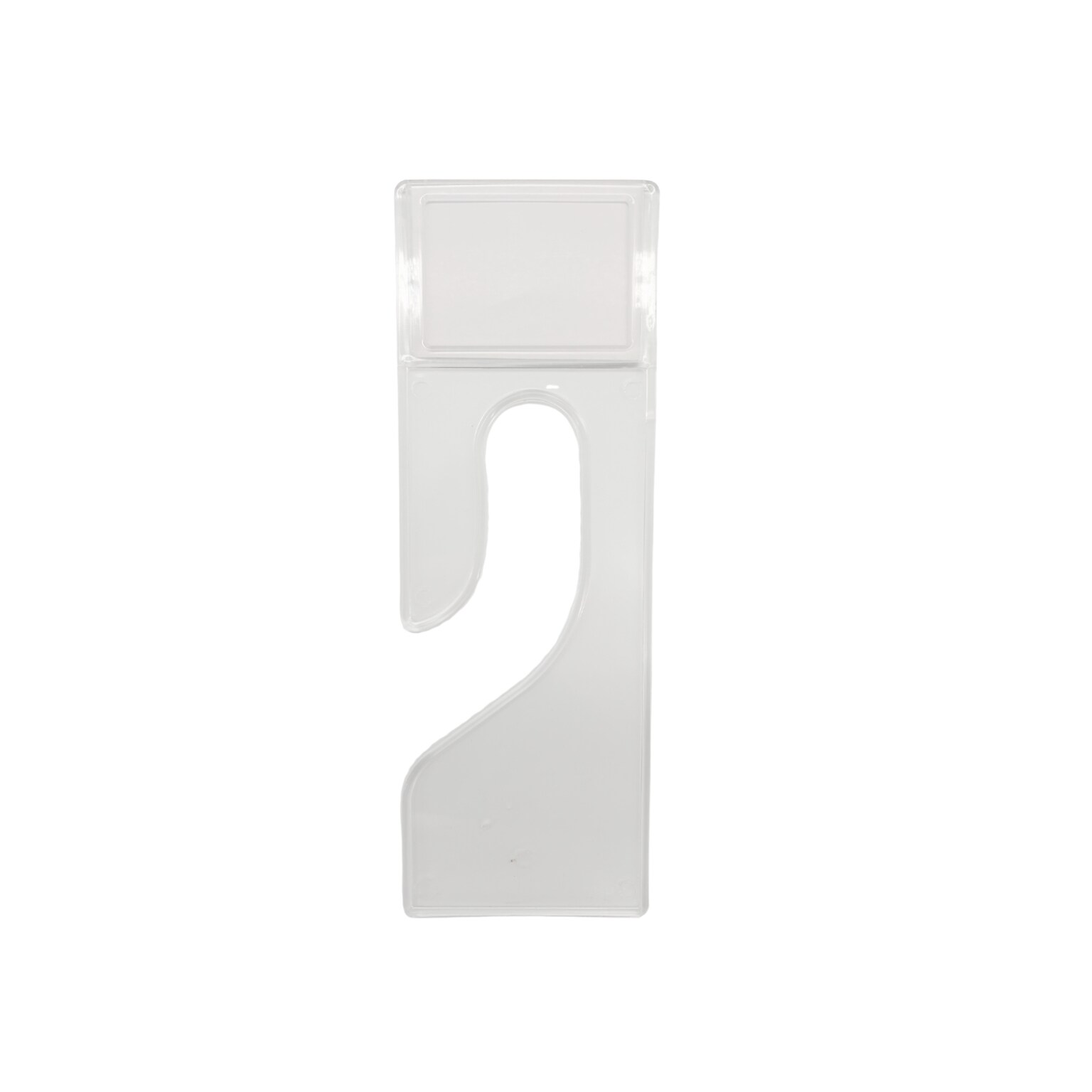 Nahanco Plastic Dividers, Clear, 100/Box (75E-100)