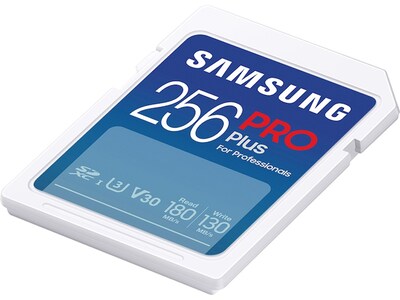 Samsung PRO Plus 256GB Full Size SDXC Memory Card, U3 Class, UHS-I, V30  (MB-SD256S/AM)