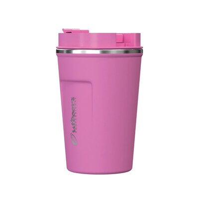 Outdoors Professional Stainless Steel Double-Walled Vacuum Insulated Coffee Cup, 12.8 oz., Pink (OUTD9430)