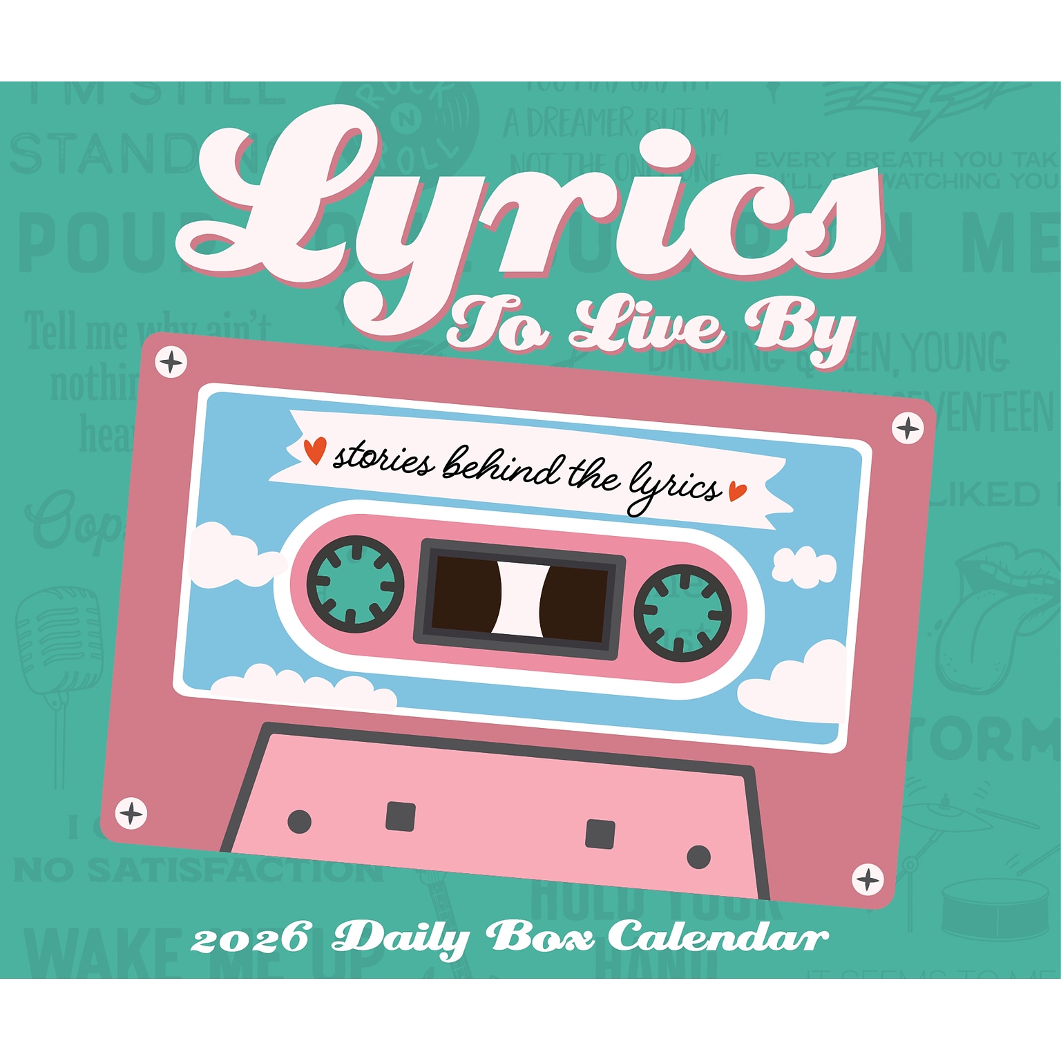 2026 Willow Creek Lyrics to Live By 6.2 x 5.4 Day-to-Day Calendar (56752)