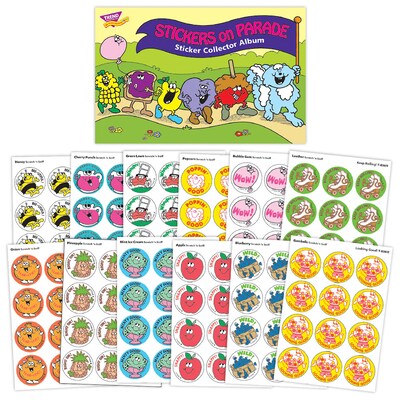 Trend Enterprises Scratch n Sniff Stickers & Album, Multicolored, 13/Pack (T-90944)