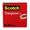 Scotch® Transparent Tape Refill, 1/2 x 72 yds., 2 Rolls (600-2P12-72)