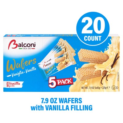 Balconi Vanilla Wafers, 100/Pack (600-04192)