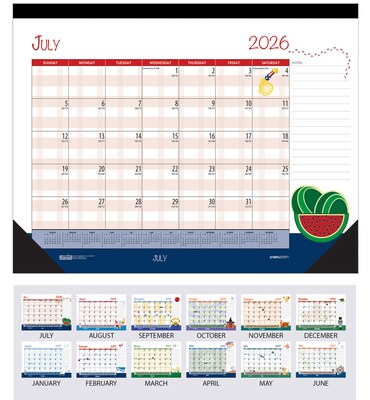 2026-2027 House of Doolittle Seasonal Holiday 22 x 17 Academic Yearly Wall Calendar (1395-27)