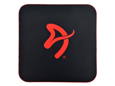 Arozzi ZONA Quattro Collection Carpet & Hard Floor Chair Mat, Black/Red (AZ-ZONA-QTRO-BKRD)