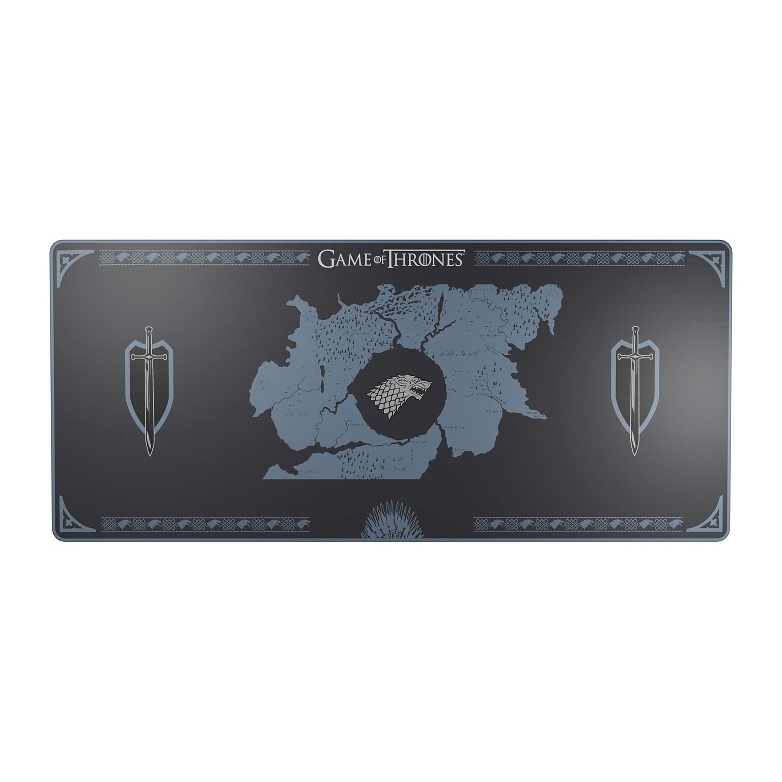 Lexip Game of Thrones XXL Non-Skid Mouse Pad, House Stark, Black (TSXLXMP0009)
