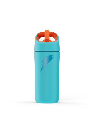 Gatorade Rookie Stainless Steel Water Bottle, 12 oz., Blue (05609)