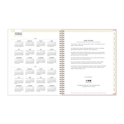 2026 Blue Sky Day Designer Ashley Cottage 11" x 8.5" Weekly & Monthly Personal Organizer, Plastic Cover (154674)