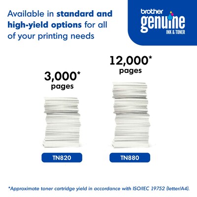 Brother TN-880 Black Extra High Yield Toner Cartridge (TN880)