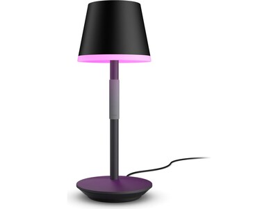 Philips Hue Go LED Portable Smart Table Lamp, Black/Dark Gray  (576454)