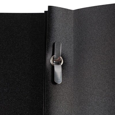 JAM Paper Plastic Two-Pocket School Folders, Assorted Business Colors, 6/Pack (382ECBAasst)
