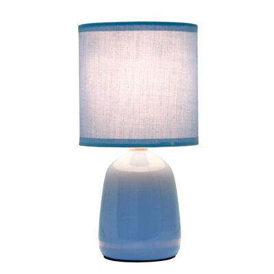 Simple Designs Table Lamp, Sky Blue (LT1134-SKY)