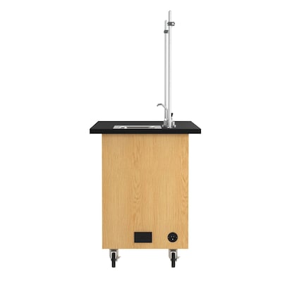 Diversified Woodcrafts Kinetic Mobile Demo Center Rectangular Demonstration Table, 48" x 28", Oak (4222K)