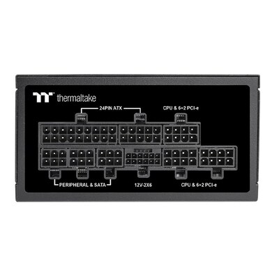 Thermaltake Toughpower SFX Platinum 750W ATX 3.1 80 PLUS Platinum Internal Power Supply, Black (PSSTP0750FNFAPU)