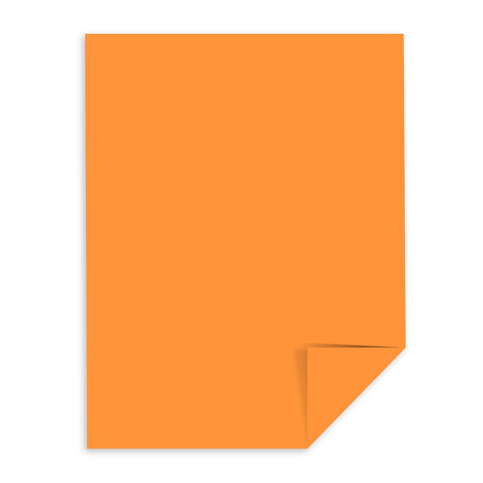 Astrobrights 65 lb. Cardstock Paper, 8.5 x 11, Cosmic Orange, 2,000 Sheets/Carton (22851CT)