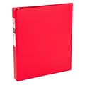 Avery 1 3-Ring Non-View Binders, Red (03310)