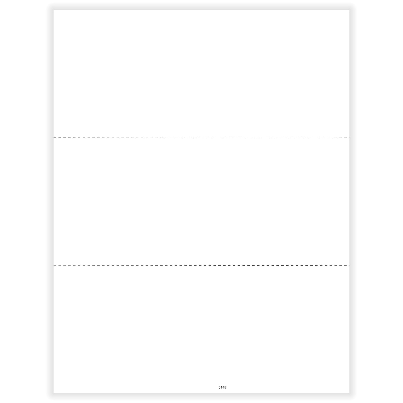 ComplyRight 2026 Blank Tax Form for 1099, 1098, 5498, 3-Up, Horizontal Perforation w/o Stub, 1,500/Pack (5145B)