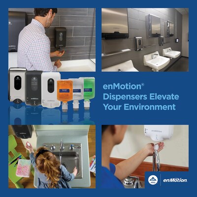 enMotion Gen2 Automatic Wall Mounted Hand Soap/Hand Sanitizer Dispenser, White (52058)