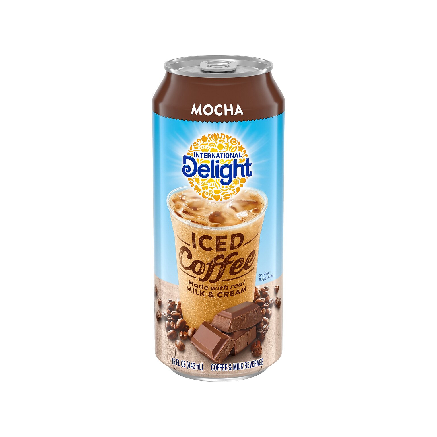 International Delight Iced Mocha Coffee, 15 fl. oz., 12/Carton (745190/177176)