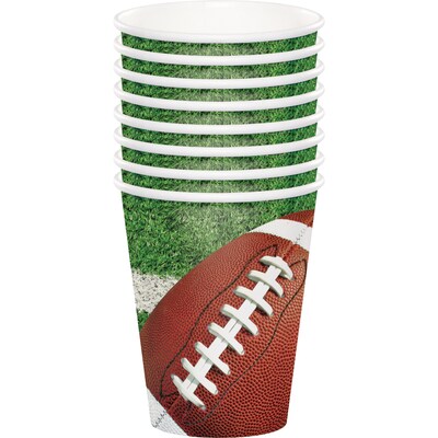 Creative Converting 9 oz Football Party Paper Cups, 96/Pack (340501)