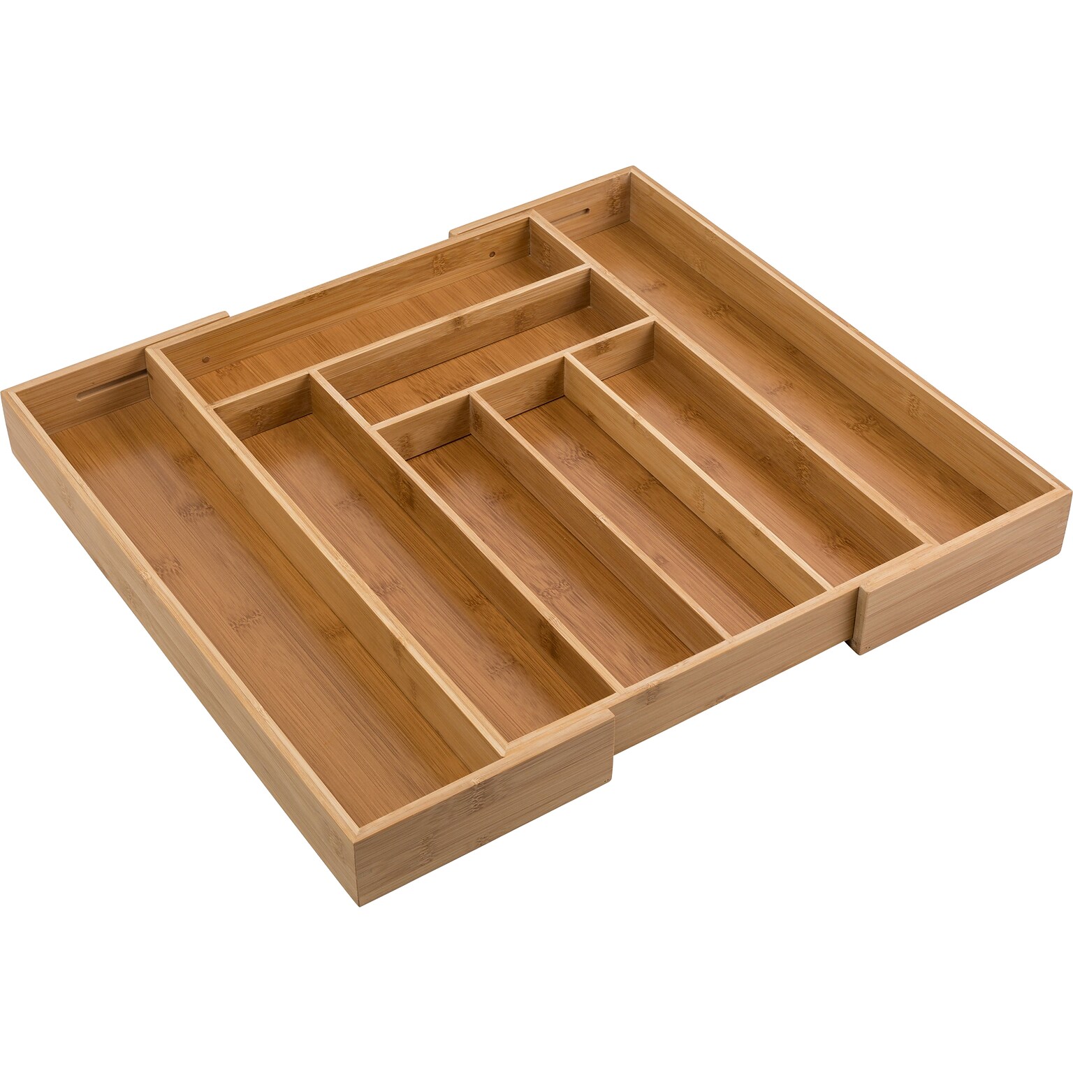 Honey-Can-Do Bamboo Silverware Drawer Organizer, Brown (KCH-07645)