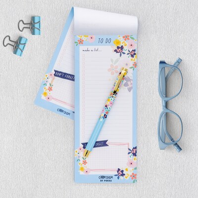 Pukka Pad Ditzy Floral Memo Pad, Assorted Colors, 6/Pack (PUK9206CD)