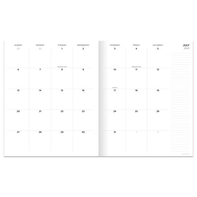 2025-2026 TF Publishing Lovely Leapord 9 x 11 Academic Year Monthly Planner, Paperboard Cover, Gra