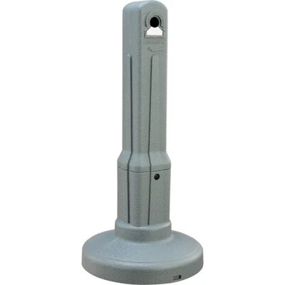 Global Industrial Outdoor Ashtray, 1-1/2 Gallon, Gray (261391GY)