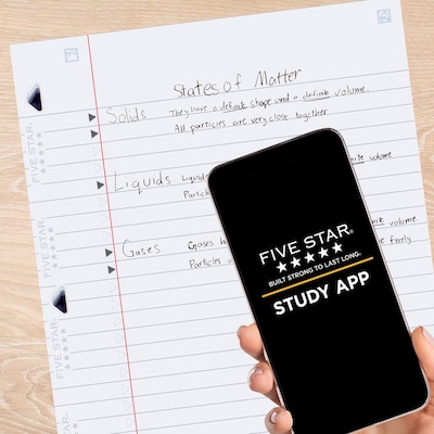 Five Star 1-Subject Notebooks, 8.5" x 11", College Ruled, 100 Sheets (06322)