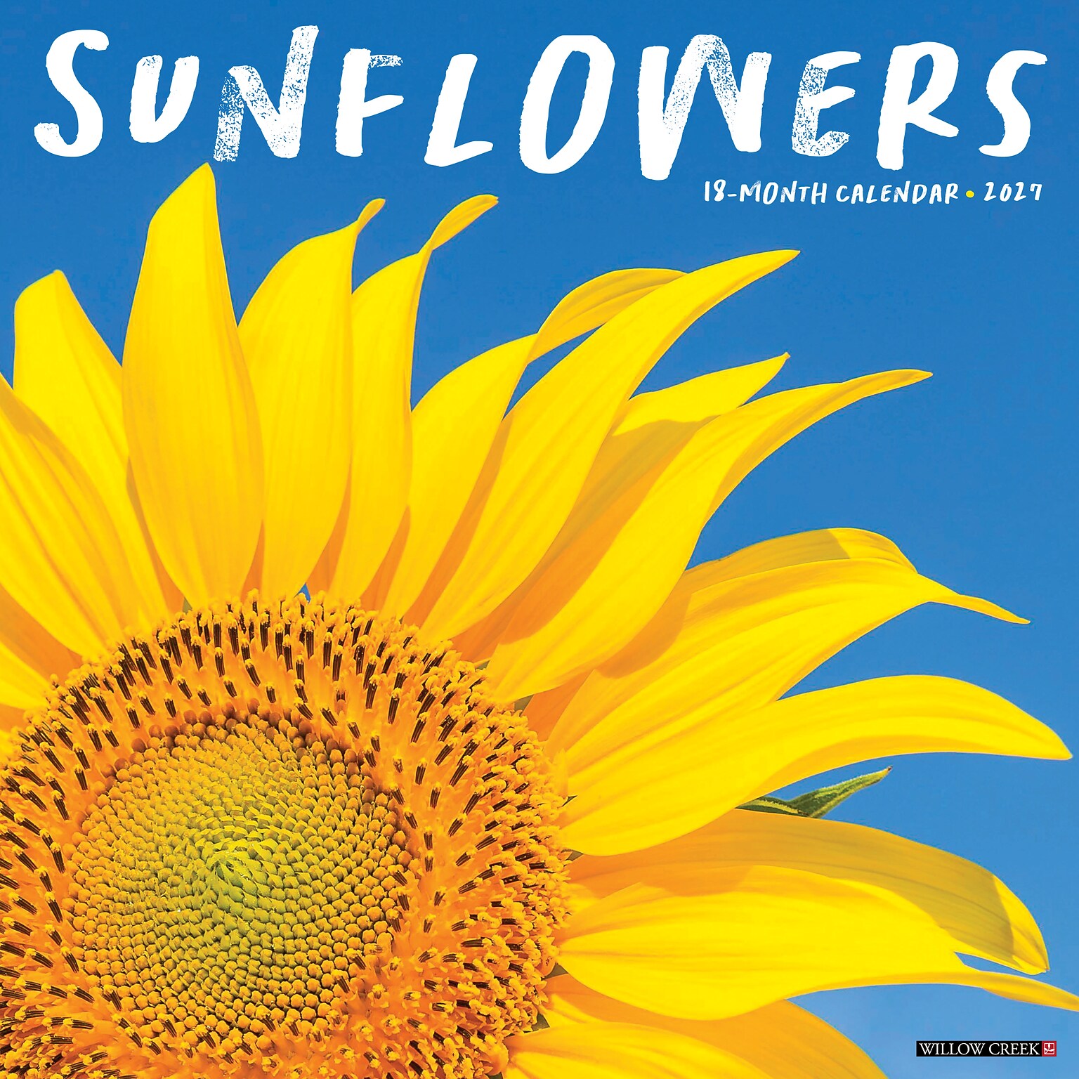 2027 Willow Creek Sunflowers 12 x 12 Monthly Wall Calendar, Assorted Colors (62494)