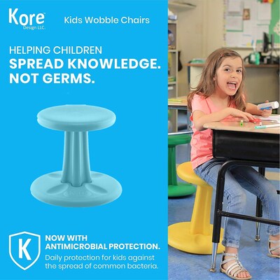 Kore Design Kids Wobble Chair 14in, Pale Blue (KD-604)