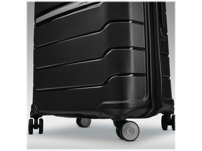 Samsonite Freeform 21.25" Hardside Carry-On Suitcase, 4-Wheeled Spinner, TSA Checkpoint Friendly, Black (78255-1041)