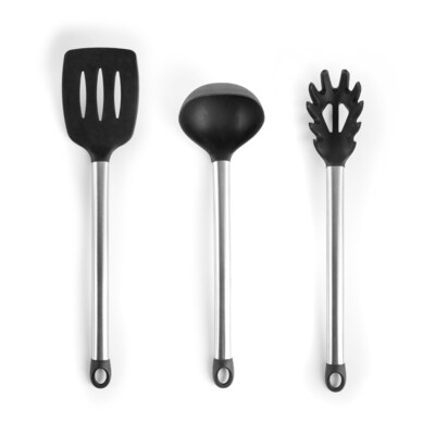 MegaChef Cooking Utensil Set, Gray, 14 Piece (937114355M)