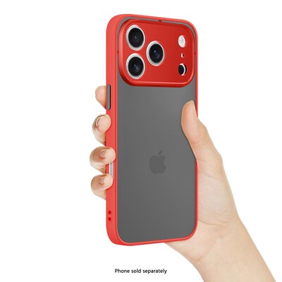 SaharaCase Venture Series Phone Case for iPhone 17 Pro, Shock Absorbing, Viper Red (CP00969)