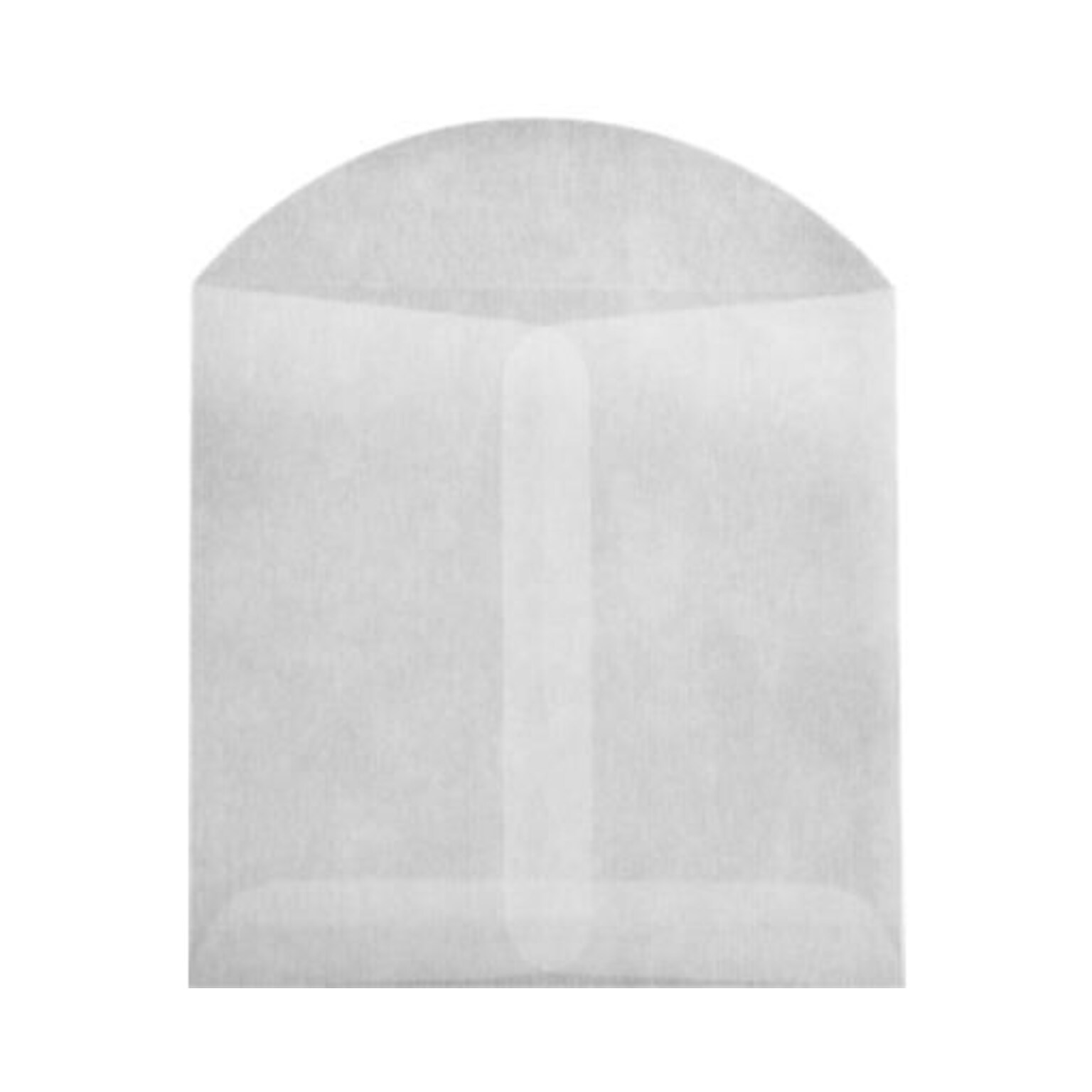 JAM PAPER Open End Envelopes, 4 x 4, Glassine, 1000/Pack (GLASS-27-1M)