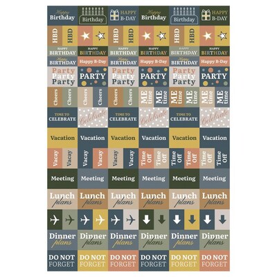 2027 TF Publishing Blooms of Blue 6.5" x 8"  Weekly & Monthly Standard Planner, Paperboard Cover, Multicolored (27-9218)