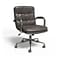 Union & Scale™ Industria 3-40C Bonded Leather Swivel Manager Chair, Gray (95115)