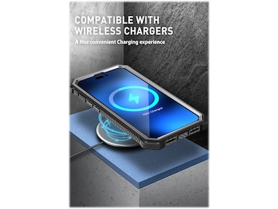 i-Blason ArmorBox Black Rugged Case for iPhone 14 Pro Max (iPhone2022Pro-6.7-Armorbox-SP-Black)