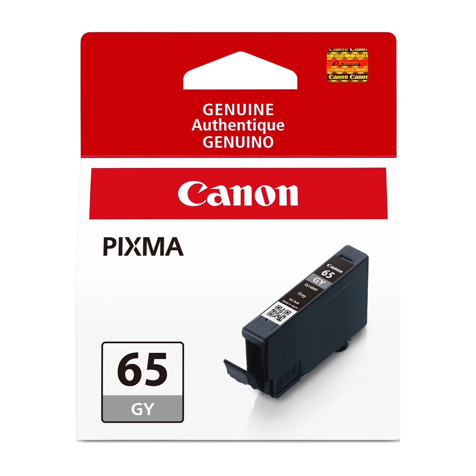 Canon 65 GY Gray Standard Yield Ink Cartridge (4219C002)