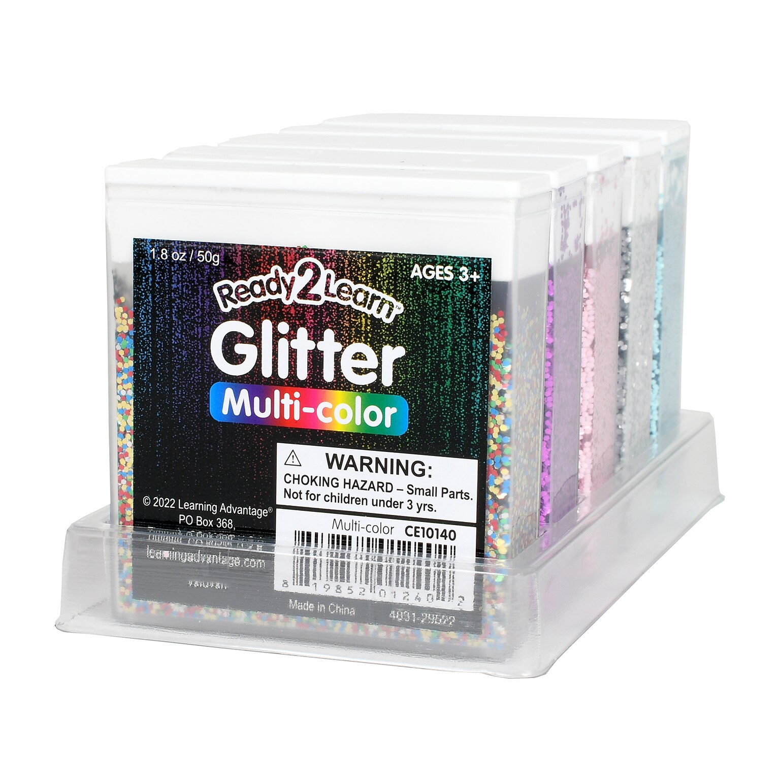 Ready2Learn Glitter, Assorted Colors, 5/Pack (CE-10150)
