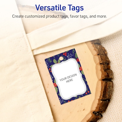 Avery  3" Blank Price & Merchandise Tags, White, 80/Carton (S00-FHY-PRMWT10)