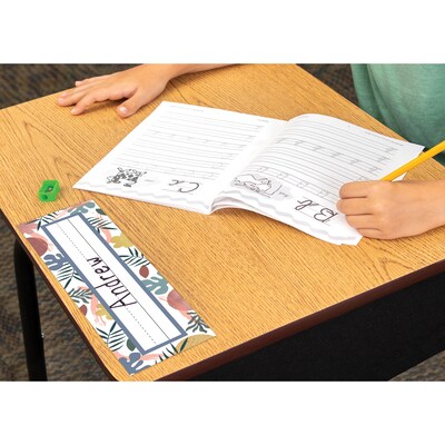 Teacher Created Resources Wonderfully Wild Flat Name Plates, 3-1/2" x 11-1/2", 36/Pack, 6 Packs (TCR6690-6)